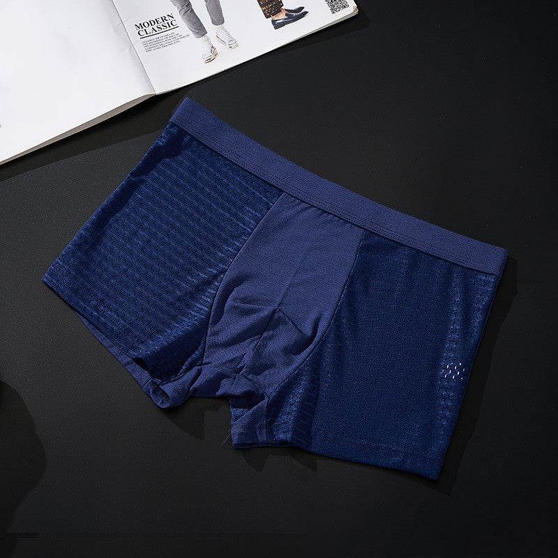 Silky mesh boxer briefs - Mubimart