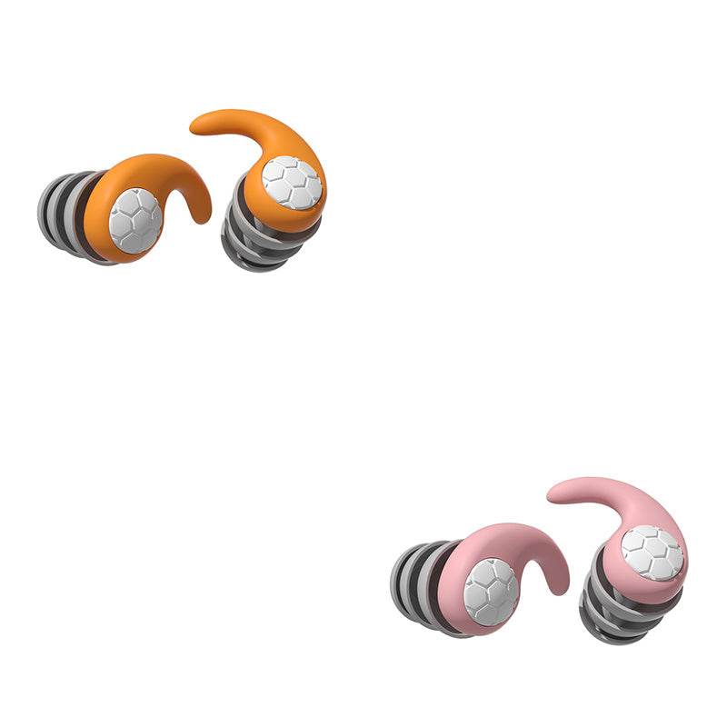 Sleeping And Swimming Waterproof Three-layer Silent Silicone Soundproof And Noise-reducing Earplug - Mubimart