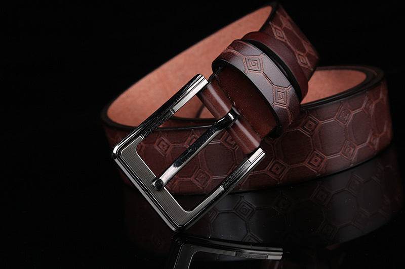 new men's belts, European and American fashion belts, foreign trade explosion belt manufacturers wholesale - Mubimart