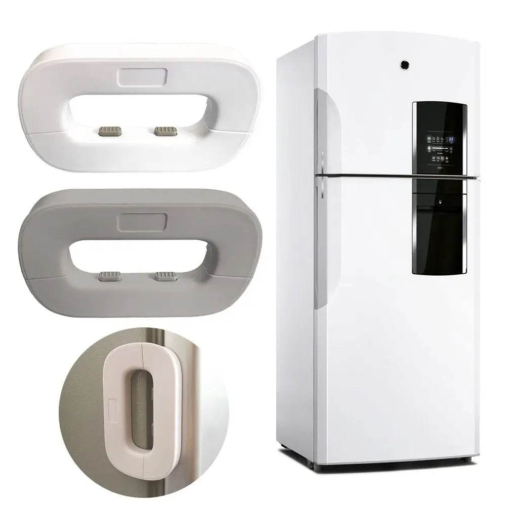 Household Refrigerator Lock Freezer Door Lock Toddler Children's Cabinet Safety Lock Baby Anti-pinching Safety For Baby Kitchen Gadgets - Mubimart