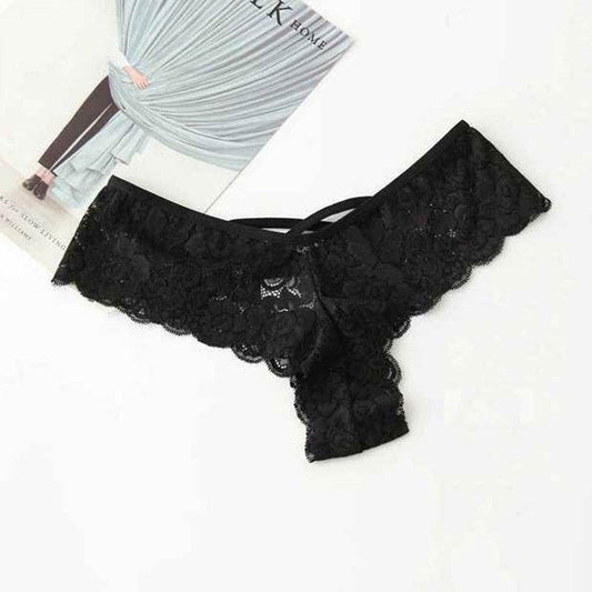 Thong Sexy Lingerie Ladies Underwear Seamless Lace Panties Bikini Panties Thong Panties Briefs Tan a Women's Thong S-3XL - Mubimart