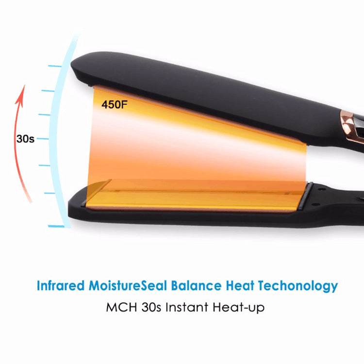 Infrared hair straightener - Mubimart