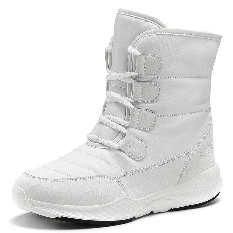 Boots Winter Plush Snow Boot Waterproof - Mubimart