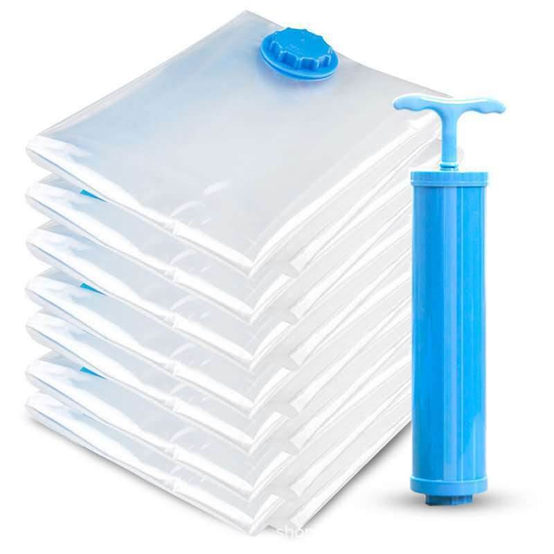 Quilt Vacuum Storage Bag Exhaust Valve Compression Clothes - Mubimart