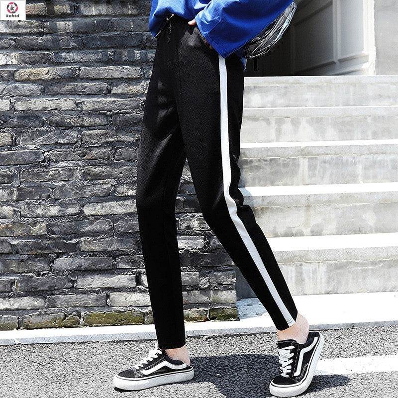 Student's Harem Pants loose body Pants Capris casual pants - Mubimart