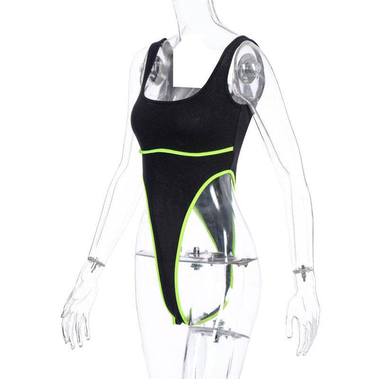 Women's sexy shapewear bodysuit with backless straps - Mubimart