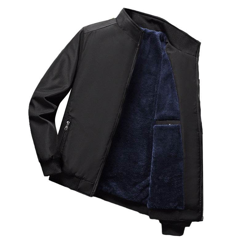 Men's Thin Jacket Fashion Casual Young Middle-Aged Men's Short Jacket Men's Top - Mubimart