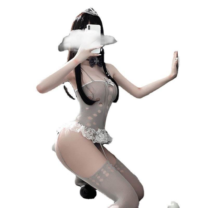 Pure Desire To Wear Nurse's Hosiery Suit Silk Stockings Uniform - Mubimart