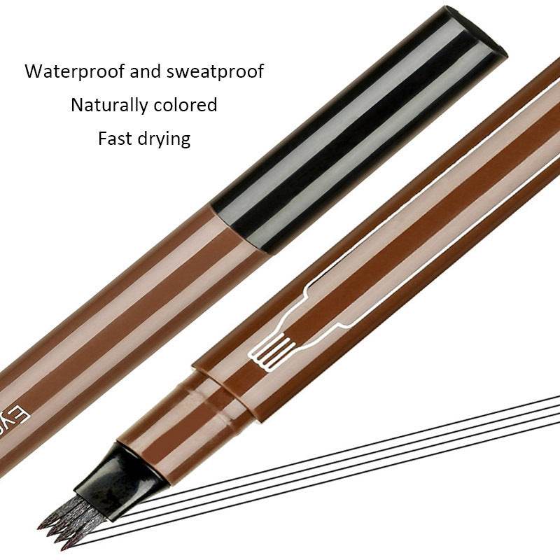 Double-tip eyebrow pencil eyeliner - Mubimart