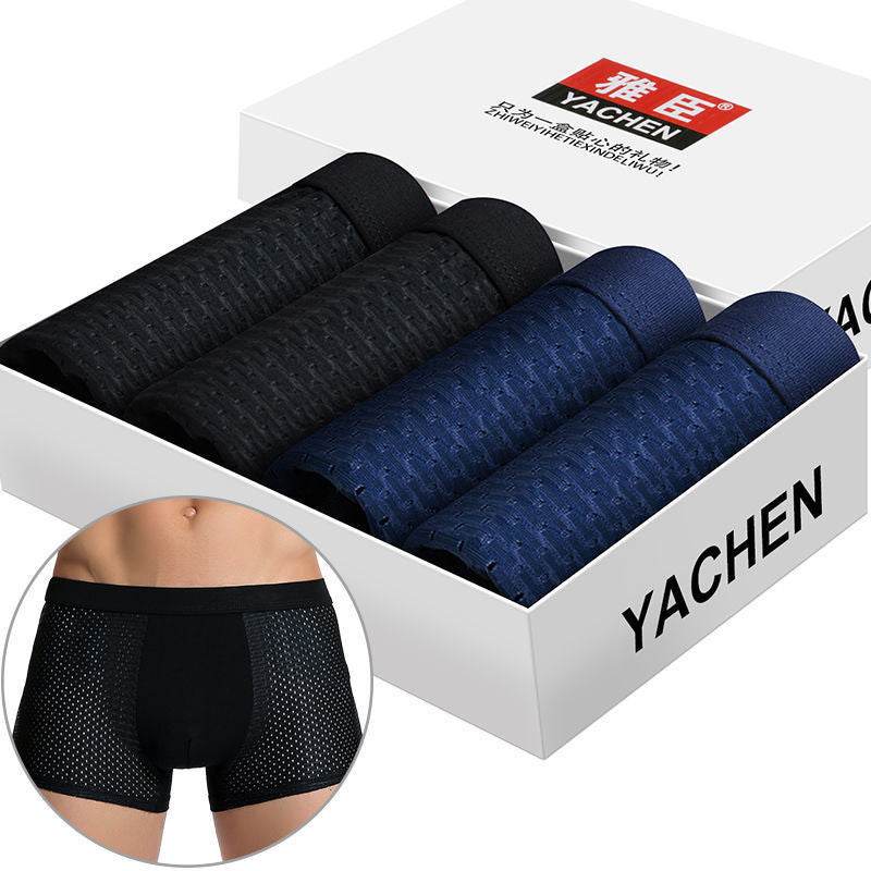 Silky mesh boxer briefs - Mubimart