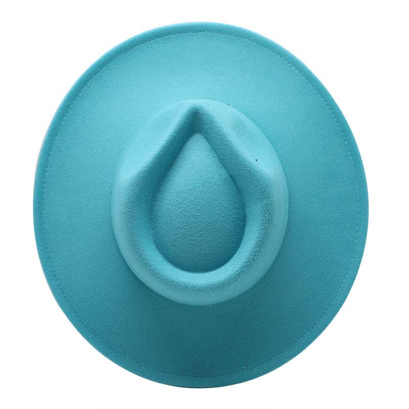 New Woolen Casual Fedora Hat - Mubimart