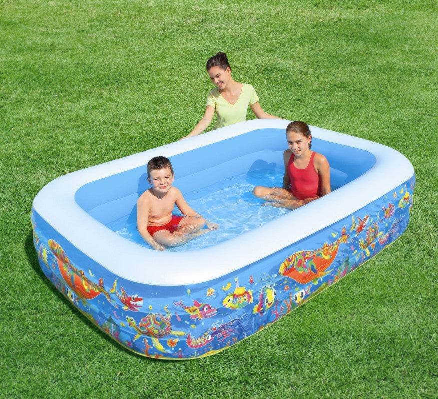 Printed Inflatable Swimming Pool Outdoor Children's Toy Ball Pool - Mubimart
