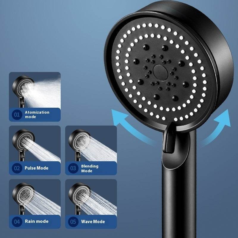 Supercharged Shower Nozzle Set Home Shower Shower Head - Mubimart
