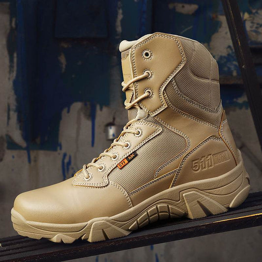 Leather Boots Outdoor Snow Boots Sports Shoes For Men - Mubimart