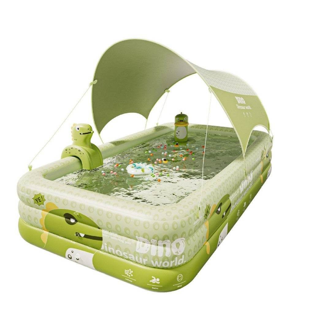 Household Outdoor Inflatable Pool Thickened Plastic Children's Inflatable Swimming Pool - Mubimart