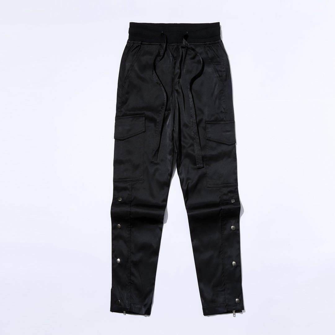 Men's Velcro Buttoned Cargo Pants - Mubimart