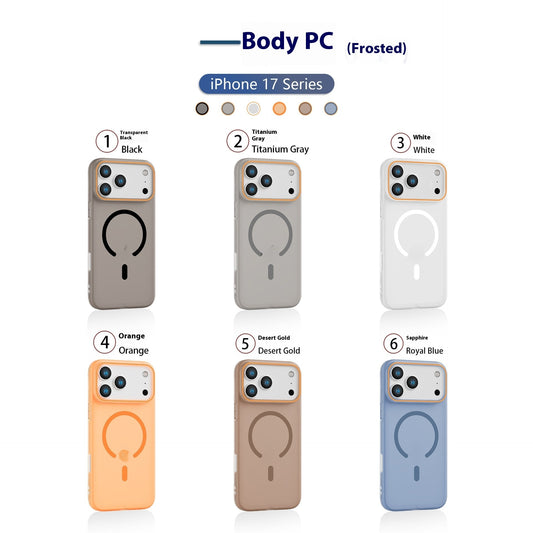 PC Magnetic Ice Mist Frosted Phone Case