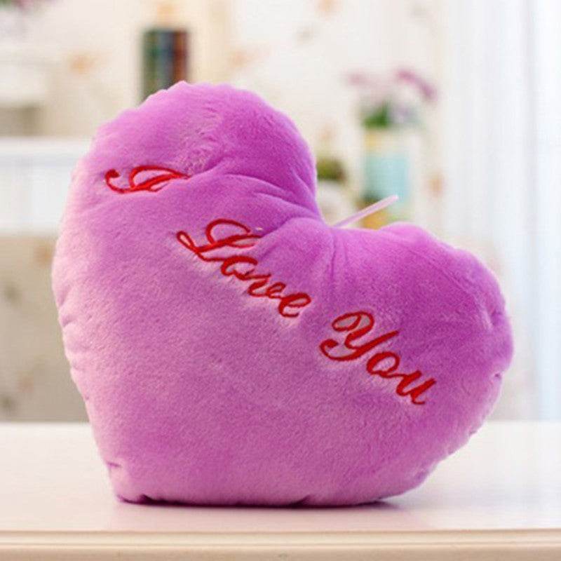 34CM Unique Toy Luminous Pillow Vivid Star Design LED Light Colorful Cushion Stars Plush Pillow Toys Gift For Kids Children Girl - Mubimart