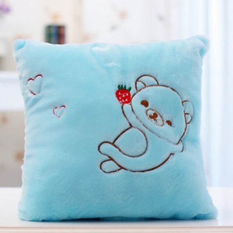 34CM Unique Toy Luminous Pillow Vivid Star Design LED Light Colorful Cushion Stars Plush Pillow Toys Gift For Kids Children Girl - Mubimart