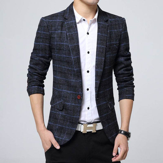 Men's casual blazer - Mubimart