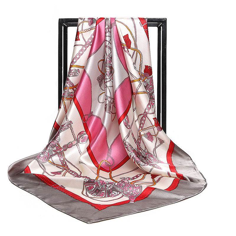 Women's chain bag scarf scarves - Mubimart