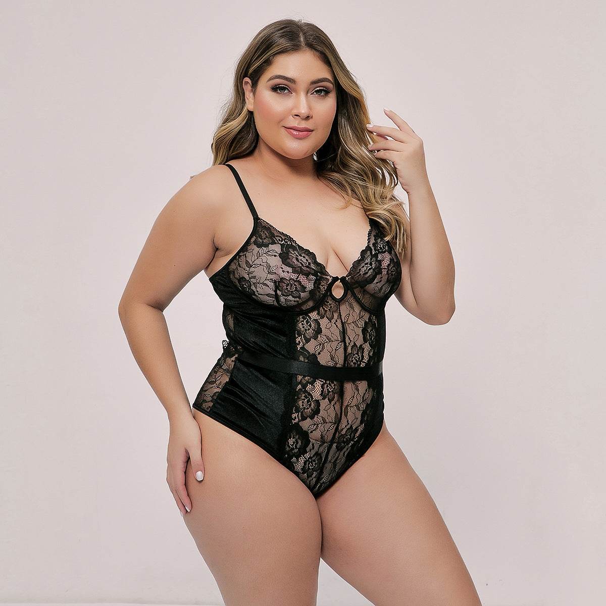 Crossover strap bodysuit - Mubimart