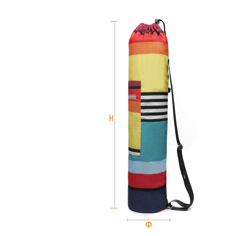 Canvas Yoga Bag 6MM Yoga Mat Shoulder Bag - Mubimart