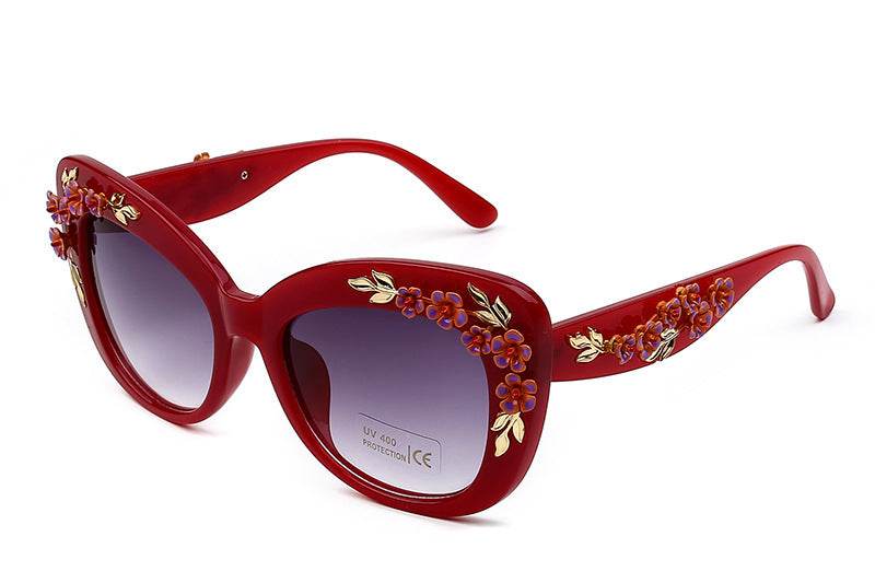 Women Sunglasses Flower - Mubimart