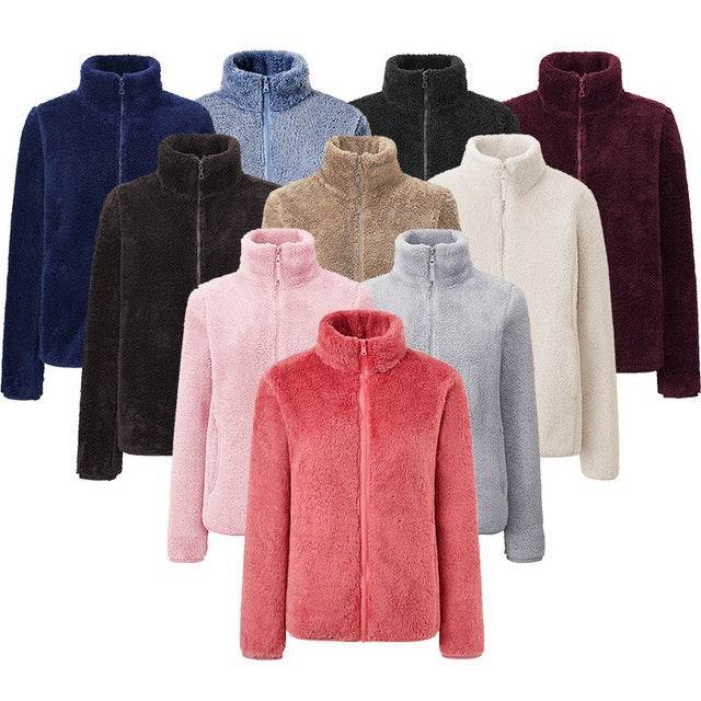 Coral fleece jacket - Mubimart