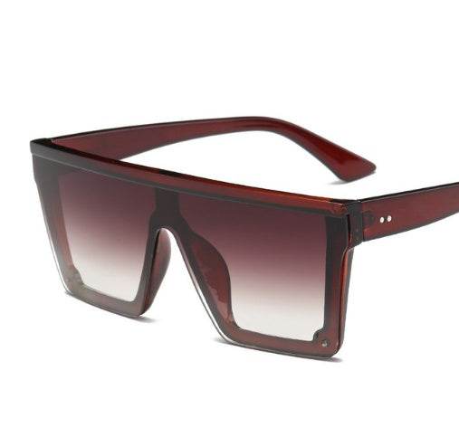 Oversized Square Unisex Fashion Sunglasses - Mubimart