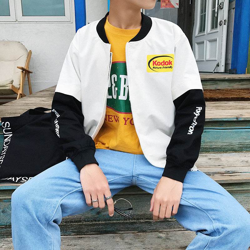 Oversized Bomber Jacket Harajuku Style - Unisex - Mubimart