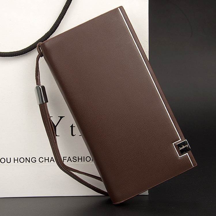The new baellerry multifunctional hand bag Mens Long Wallet boy Bag Wallet - Mubimart