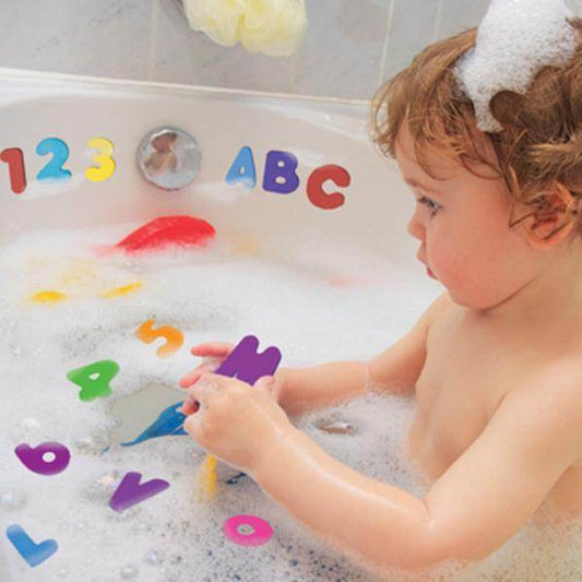 36PCS Letters Numbers Kids Baby Toy Early Educational Toy Tool Bath Toy - Mubimart