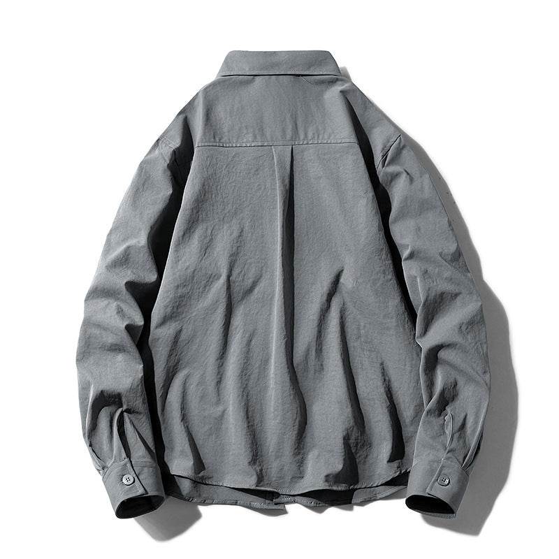 Shirt Men's Long Sleeve Casual Jacket - Mubimart