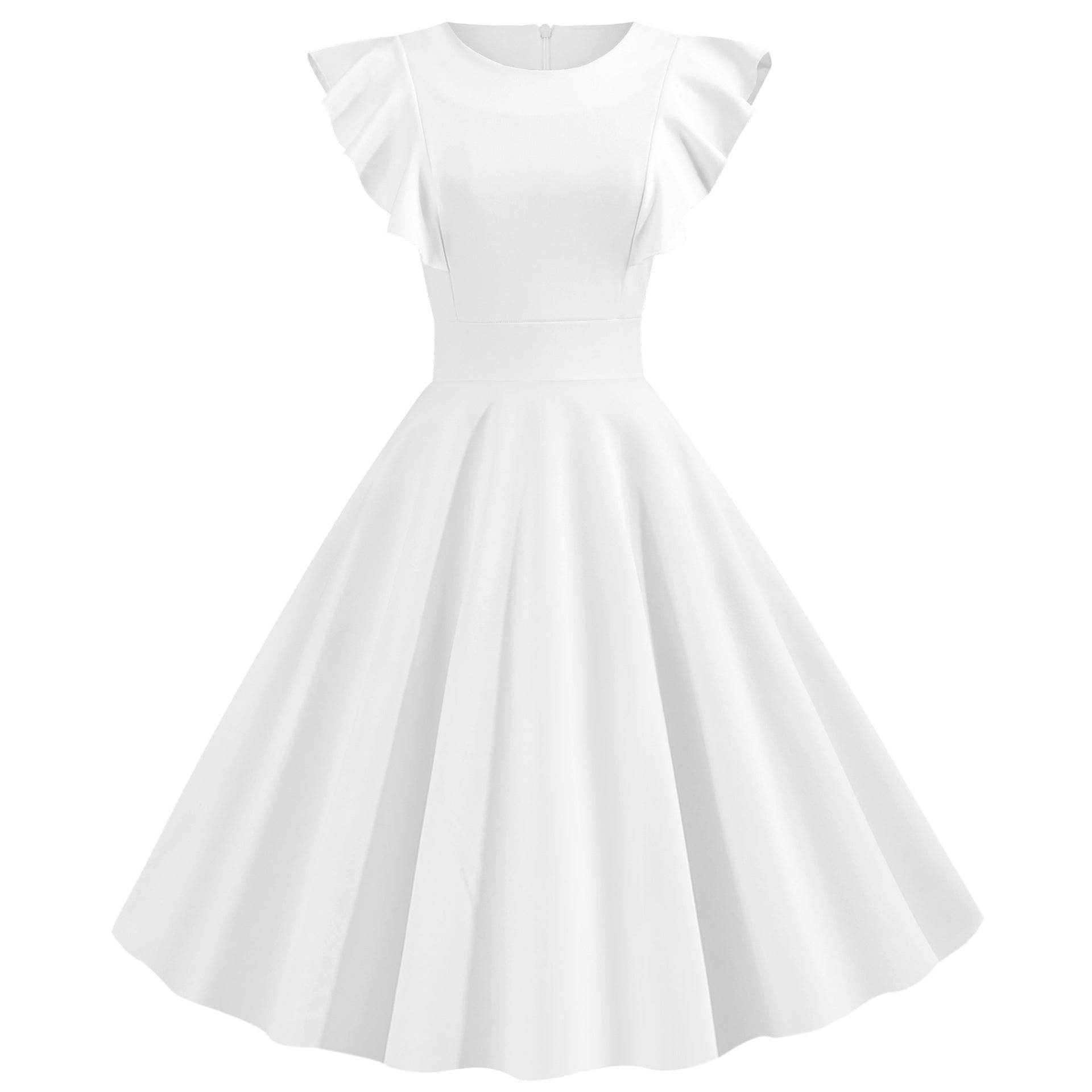 Solid color tunic skirt - Mubimart