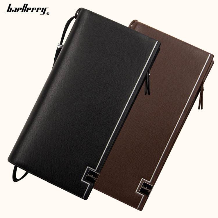 The new baellerry multifunctional hand bag Mens Long Wallet boy Bag Wallet - Mubimart