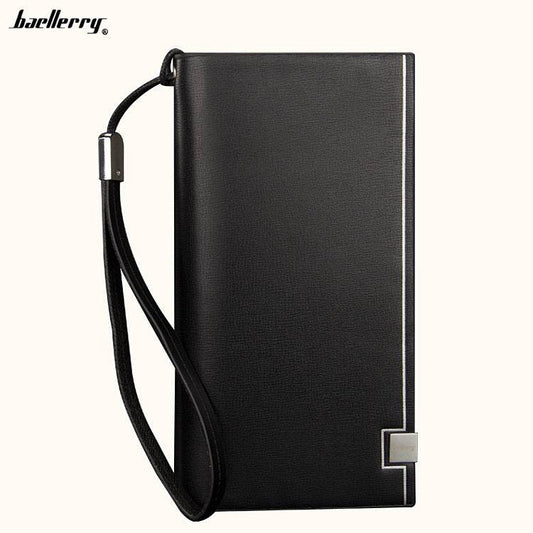 The new baellerry multifunctional hand bag Mens Long Wallet boy Bag Wallet - Mubimart