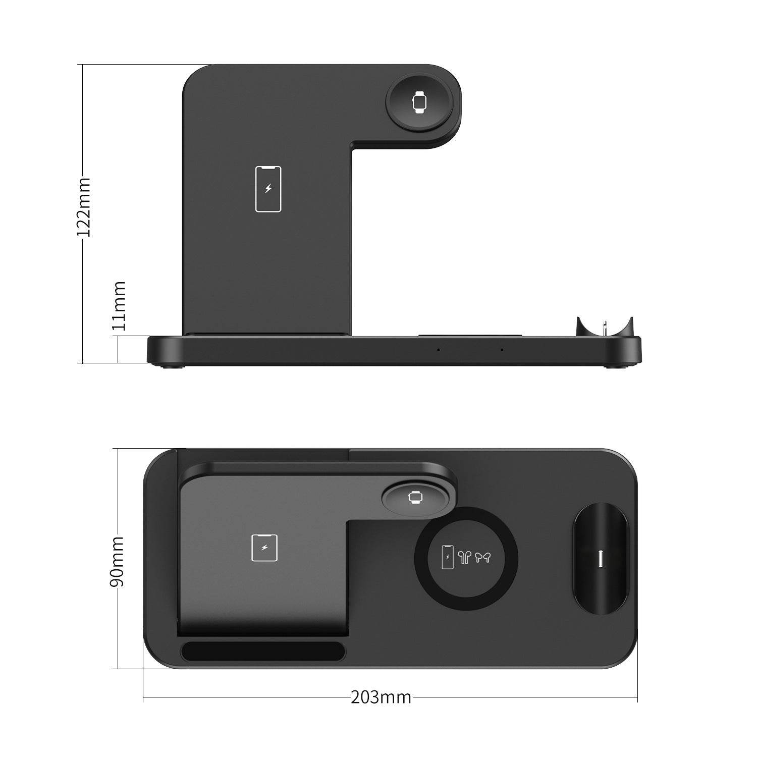 Wireless charger Three-in-one wireless charger for phones and watches - Mubimart