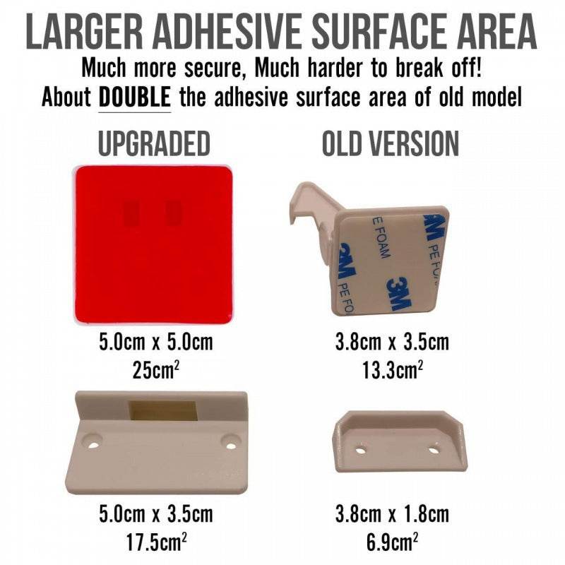 Children's Invisible Cabinet Door Safety Lock - Mubimart