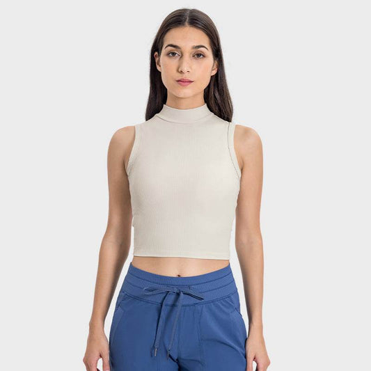 Fashion Fitness Sleeveless Sports Vest Women - Mubimart