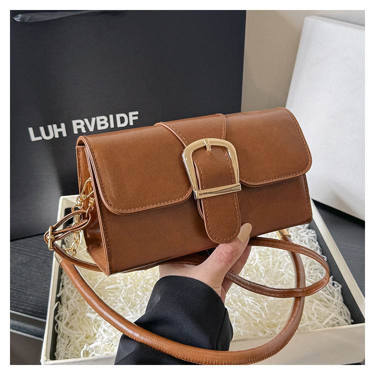 One Shoulder Crossbody Small Square Bag Women - Mubimart