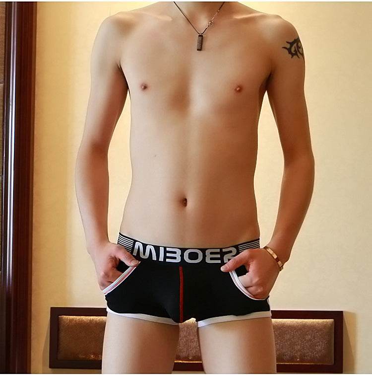 Pocket mid-rise boxer briefs - Mubimart