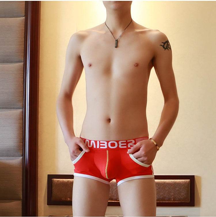 Pocket mid-rise boxer briefs - Mubimart