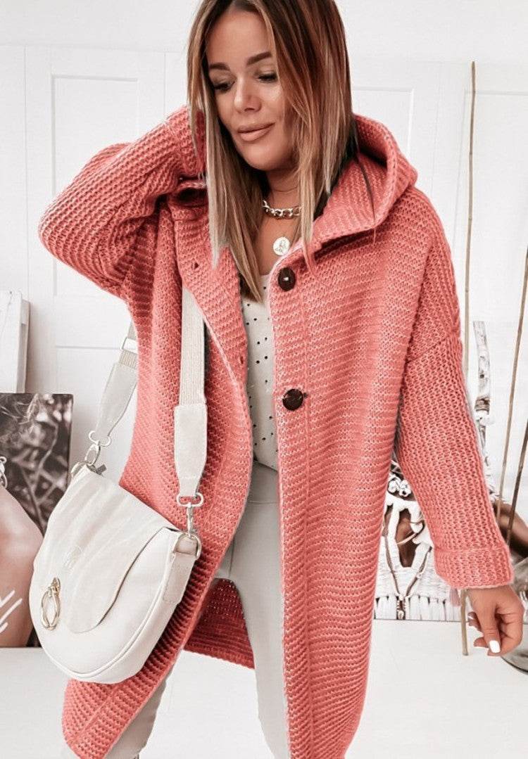 Temperament Commuting Loose Cardigan Women Sweater Plus Size - Mubimart