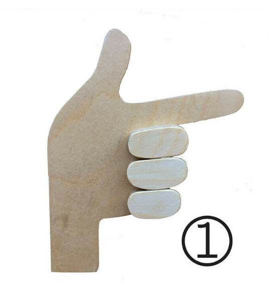 European And American Popular Gesture Hooks Clothes Pegs - Mubimart