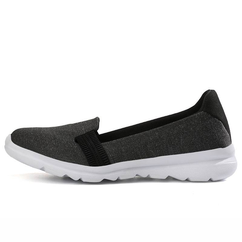 Soft Mesh Shoes Breathable Slip On Lazy Shoes Loafers Women - Mubimart