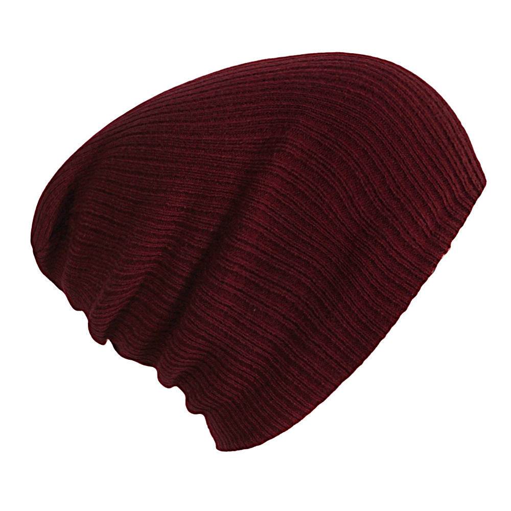 Solid color striped cap - Mubimart