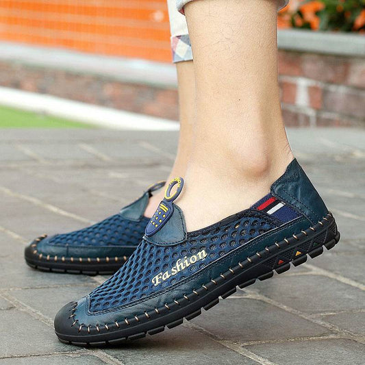 Mens Casual Breathable Mesh Non-slip Casual Shoes - Mubimart