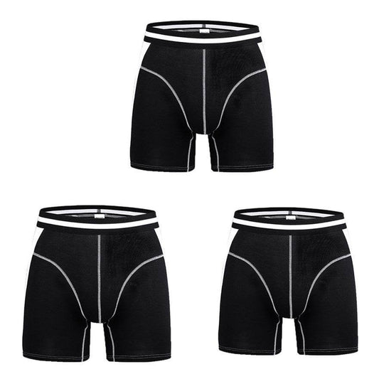 Elongated Modal Men's Boxer Briefs - Mubimart