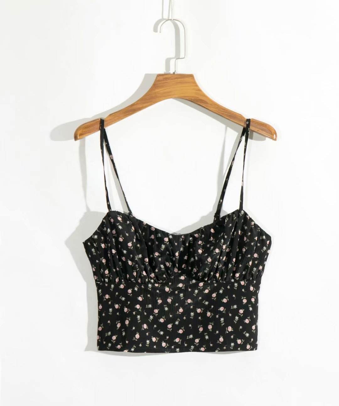 Niche retro short camisole top - Mubimart